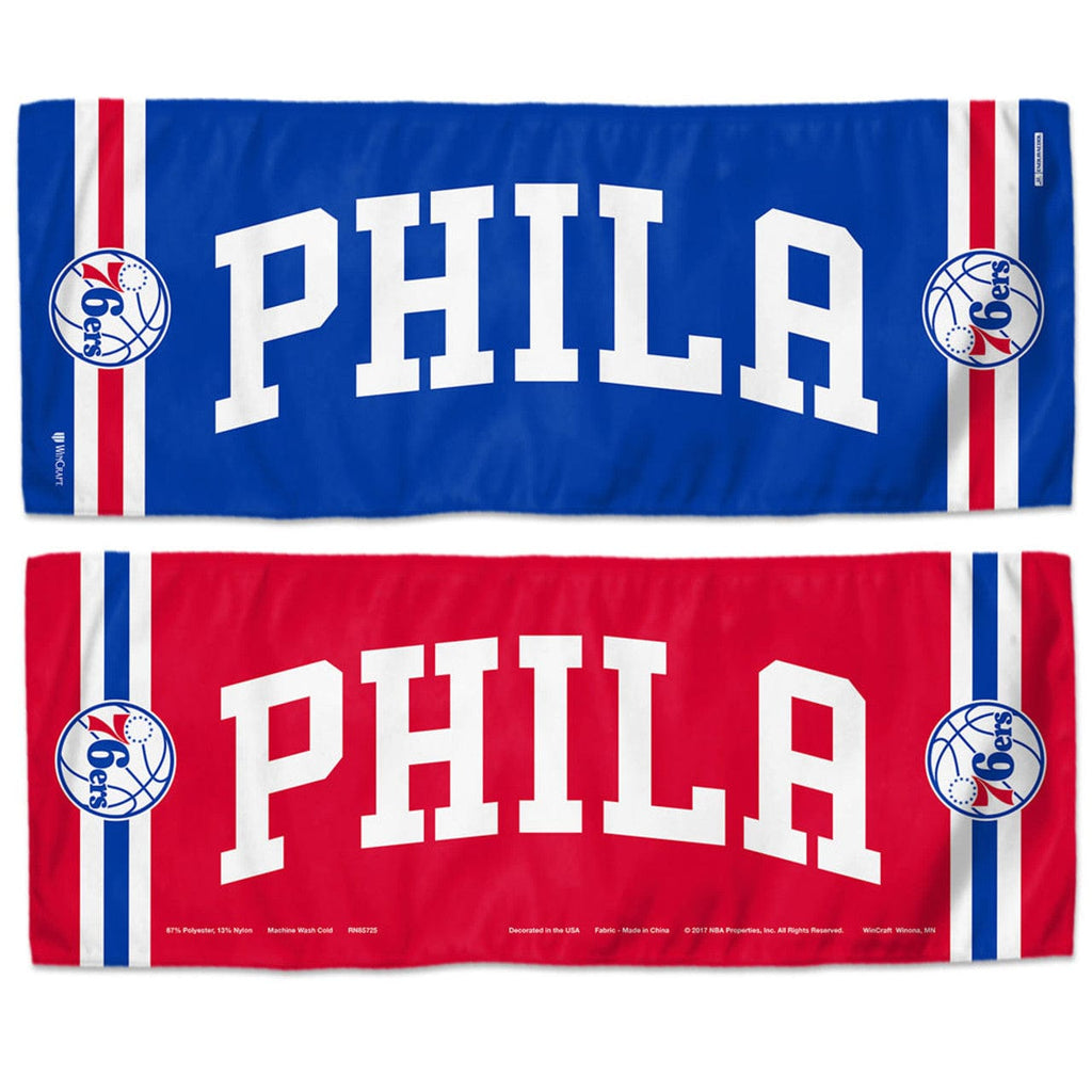 Towel Cooling Philadelphia 76ers Cooling Towel 12x30 099606236036