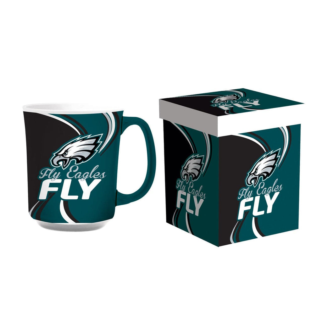 Boxed 14oz Philadelphia Eagles Coffee Mug 14oz Ceramic with Matching Box 801946916970