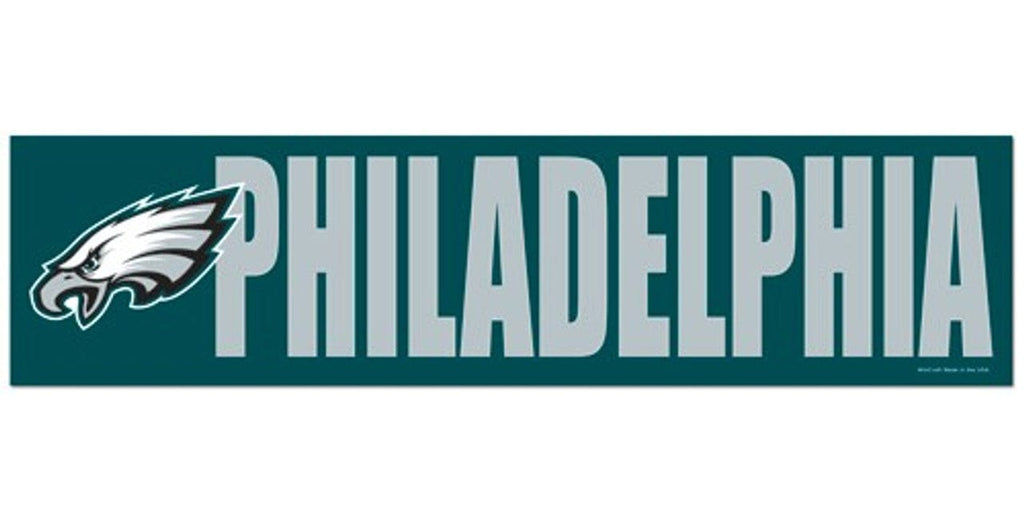 Decal 3x12 Bumper Strip Style Philadelphia Eagles Decal Bumper Sticker 032085133847