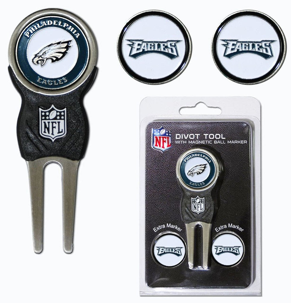 Golf Divot Tool with 3 Markers Philadelphia Eagles Golf Divot Tool with 3 Markers 637556322456