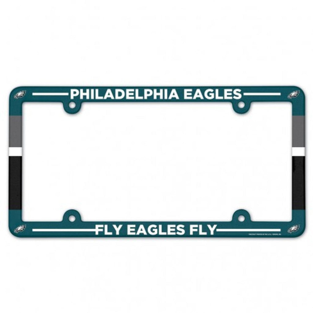License Frame Plastic Philadelphia Eagles License Plate Frame Plastic Full Color Style 032085914767
