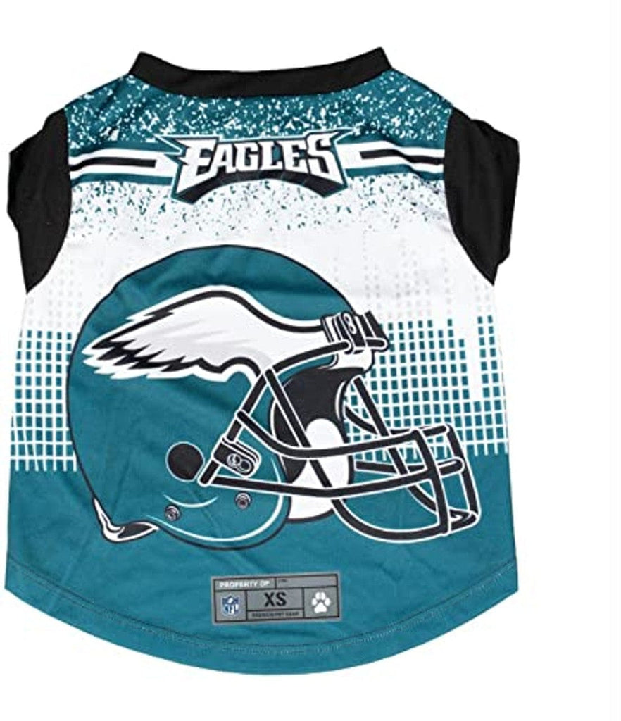 Pet Tee Shirt Philadelphia Eagles Pet Performance Tee Shirt Size XS Special Order 686699008222