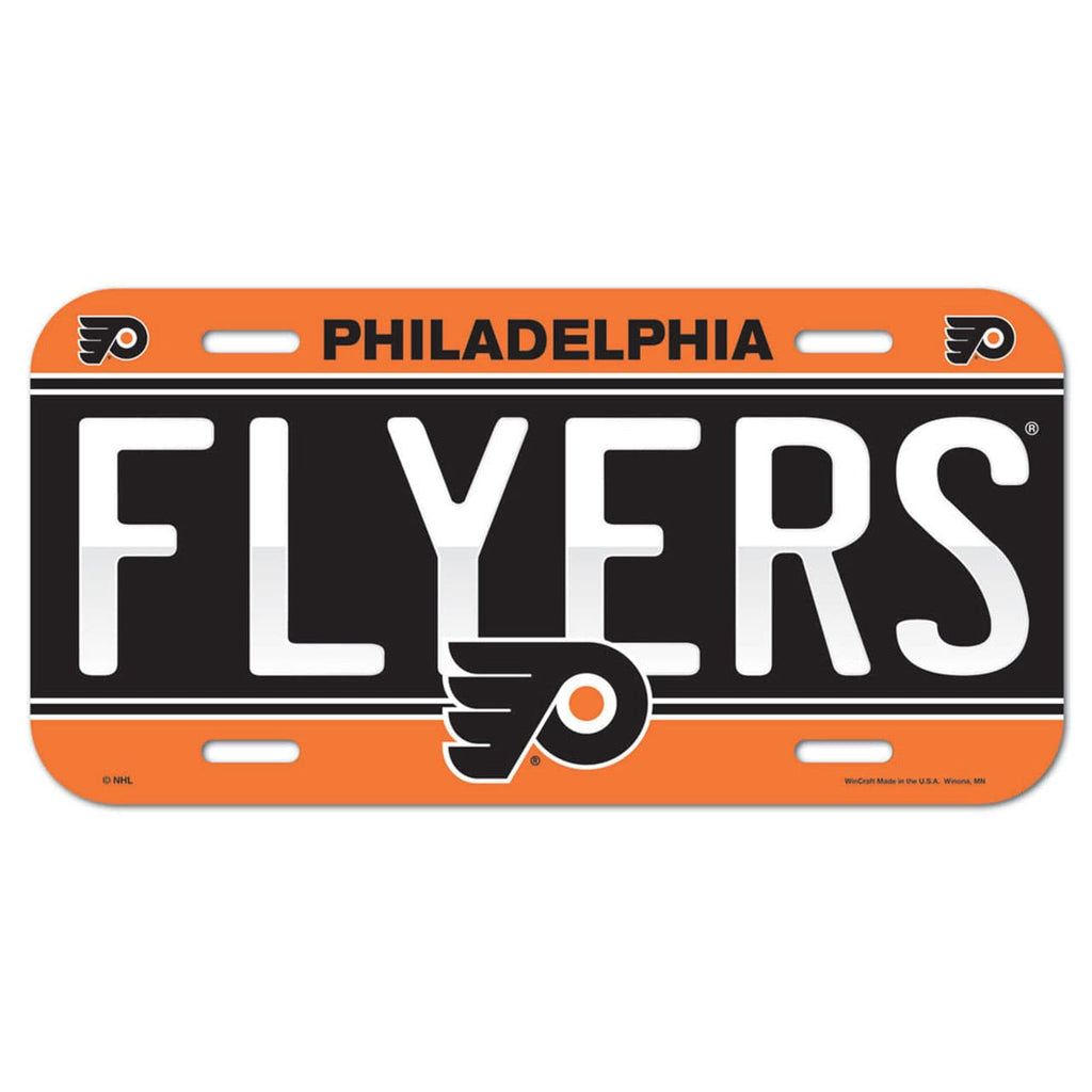 License Plate Plastic Philadelphia Flyers License Plate Plastic 032085897329