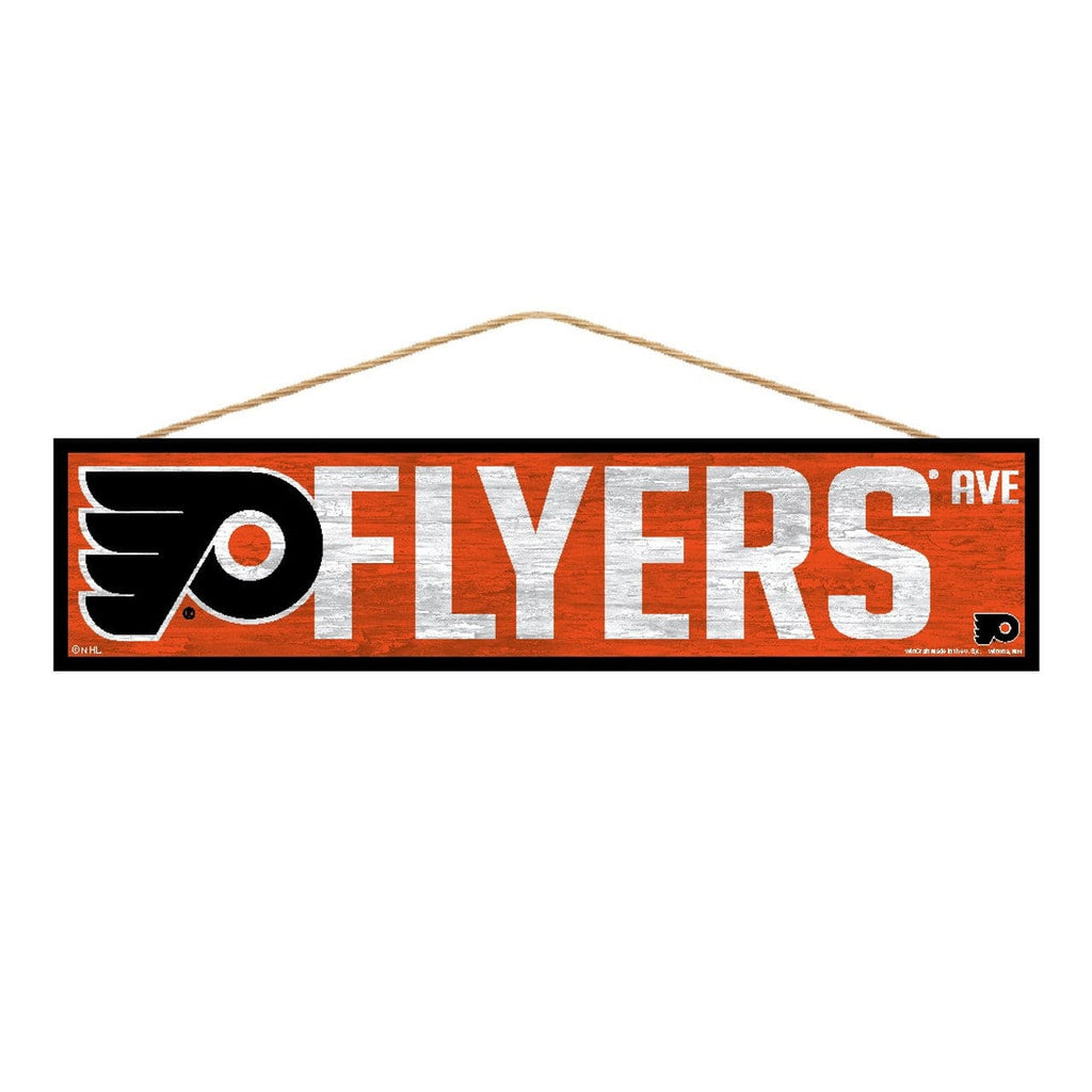 Sign 4x17 Avenue Philadelphia Flyers Sign 4x17 Wood Avenue Design 032085974617