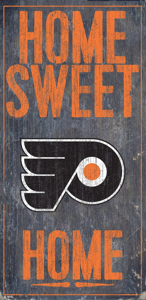 Philadelphia Flyers Philadelphia Flyers Sign Wood 6x12 Home Sweet Home Design 878460365003