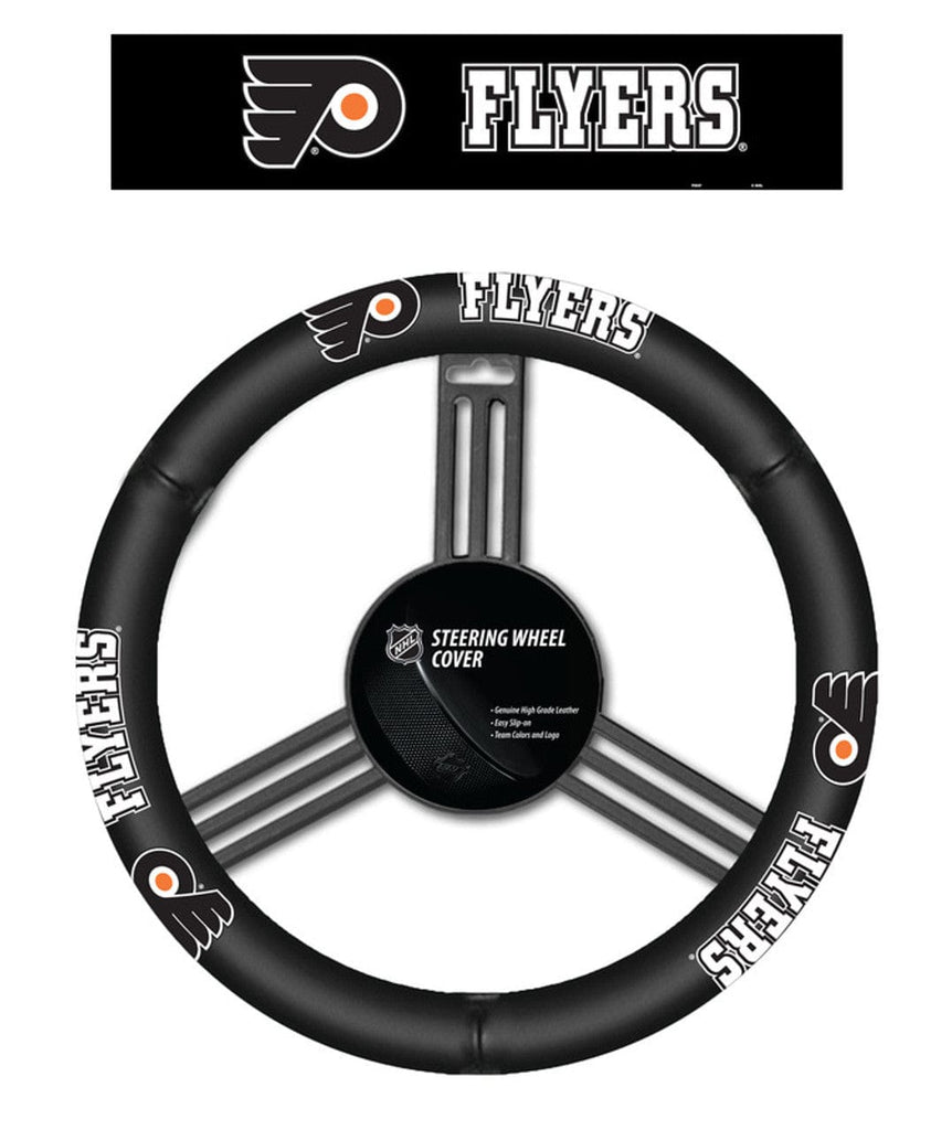 Philadelphia Flyers Philadelphia Flyers Steering Wheel Cover Leather CO 023245881050