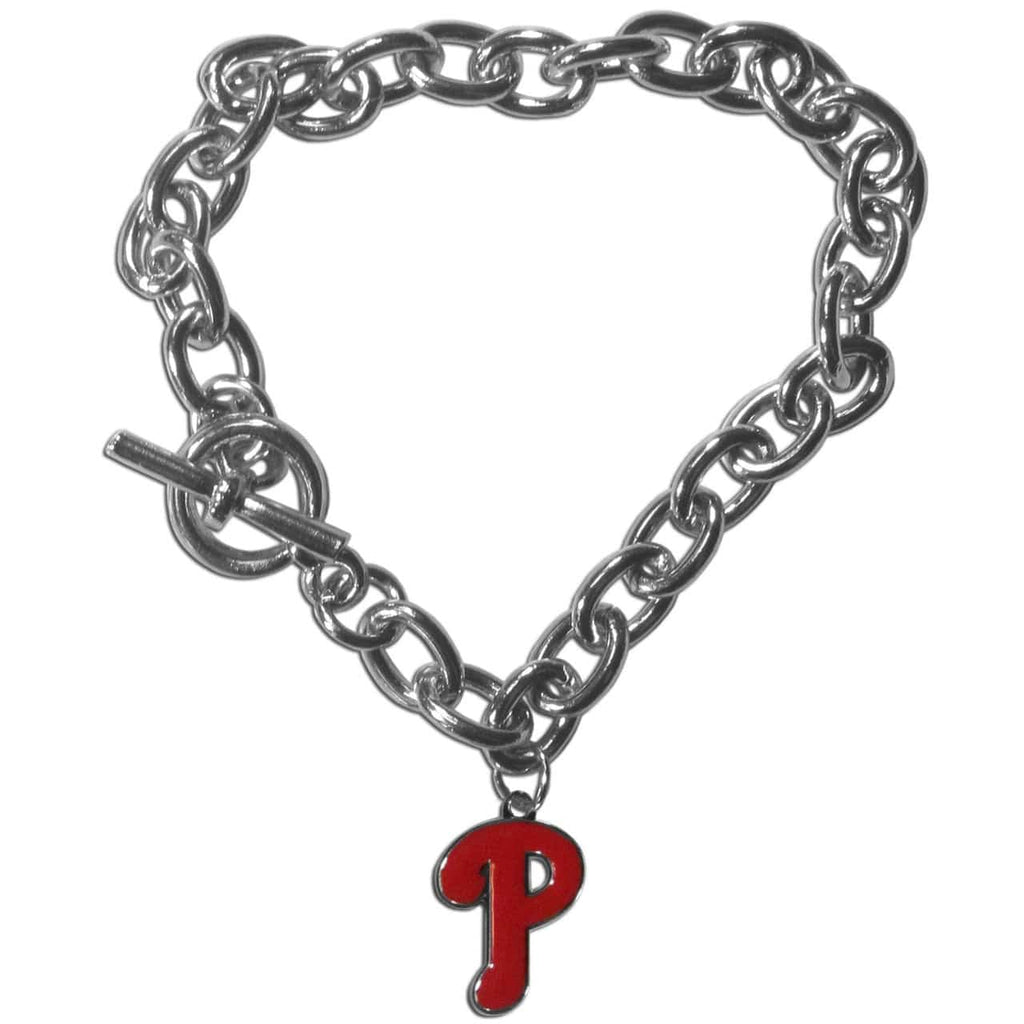 Philadelphia Phillies Philadelphia Phillies Bracelet Chain Link Style CO 754603369360