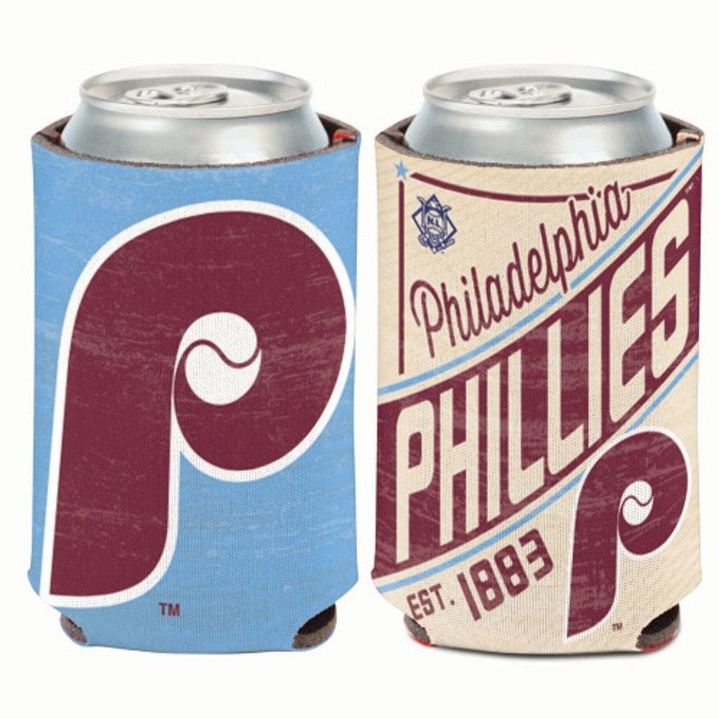 Can Cooler Vintage Design Philadelphia Phillies Can Cooler Vintage Design Special Order 032085863270