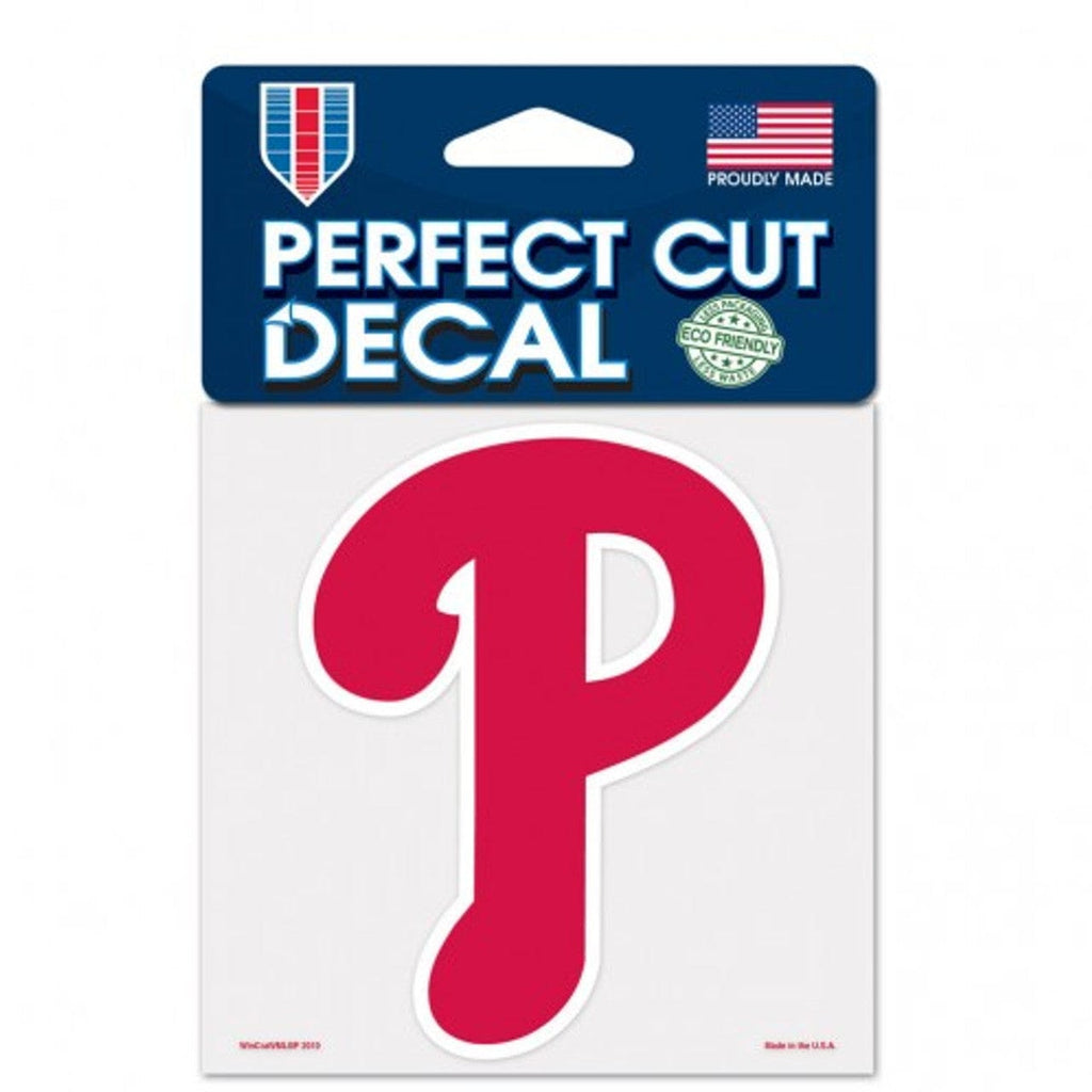 Decal 4x4 Perfect Cut Color Philadelphia Phillies Decal 4x4 Perfect Cut Color 032085939098