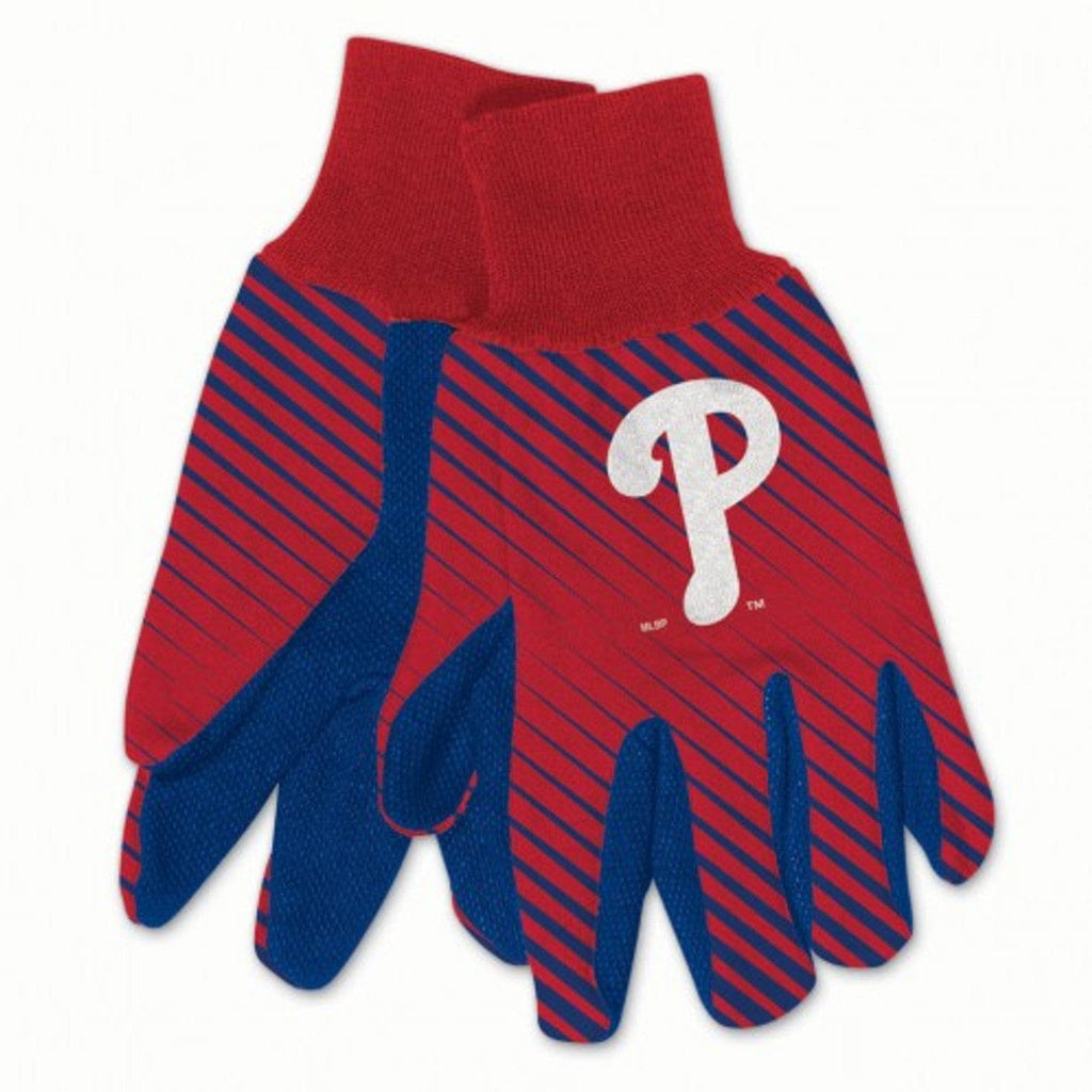 Gloves Philadelphia Phillies Gloves Two Tone Style Adult Size Size - Special Order 099606185327