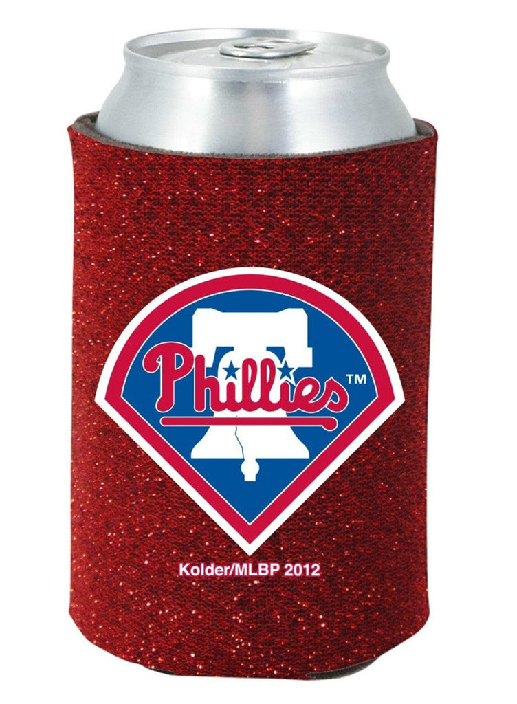 Philadelphia Phillies Philadelphia Phillies Kolder Kaddy Can Holder Glitter Red Special Order 086867522497