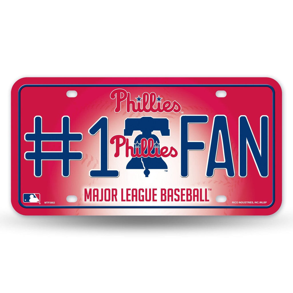 Philadelphia Phillies Philadelphia Phillies License Plate #1 Fan Alternate Design 767345543967
