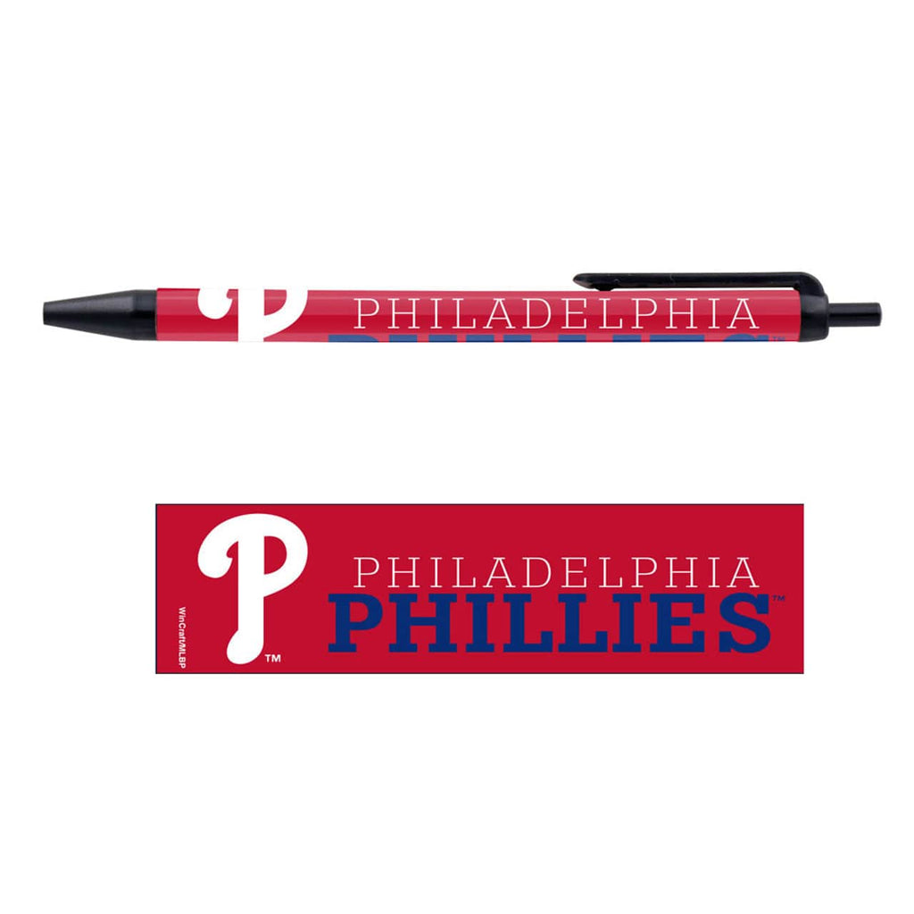 Pens Click Style 5 Pack Philadelphia Phillies Pens 5 Pack 032085657039