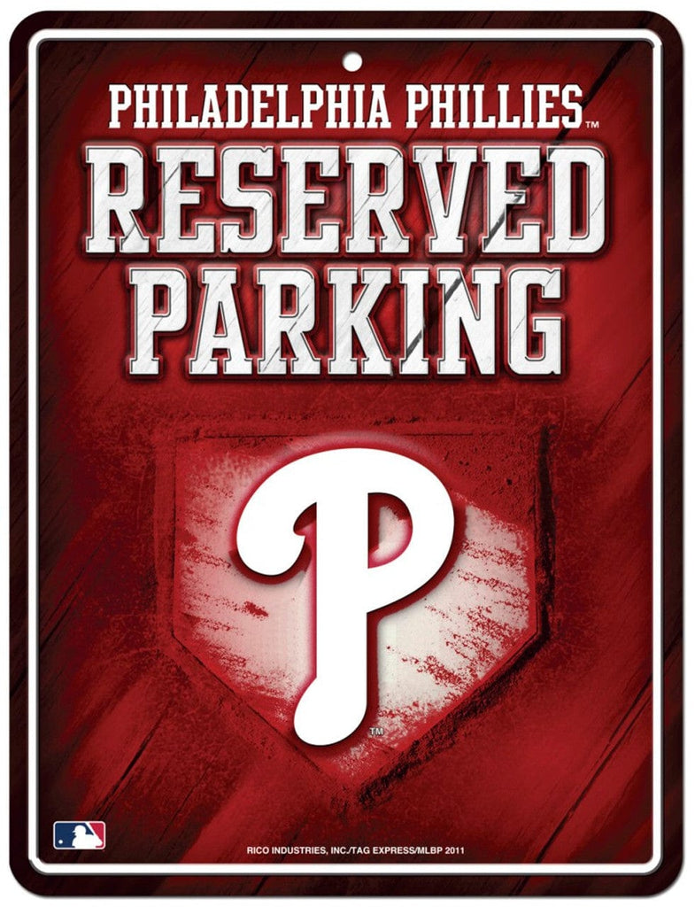 Sign Metal Parking Philadelphia Phillies Sign Metal Parking 094746550196