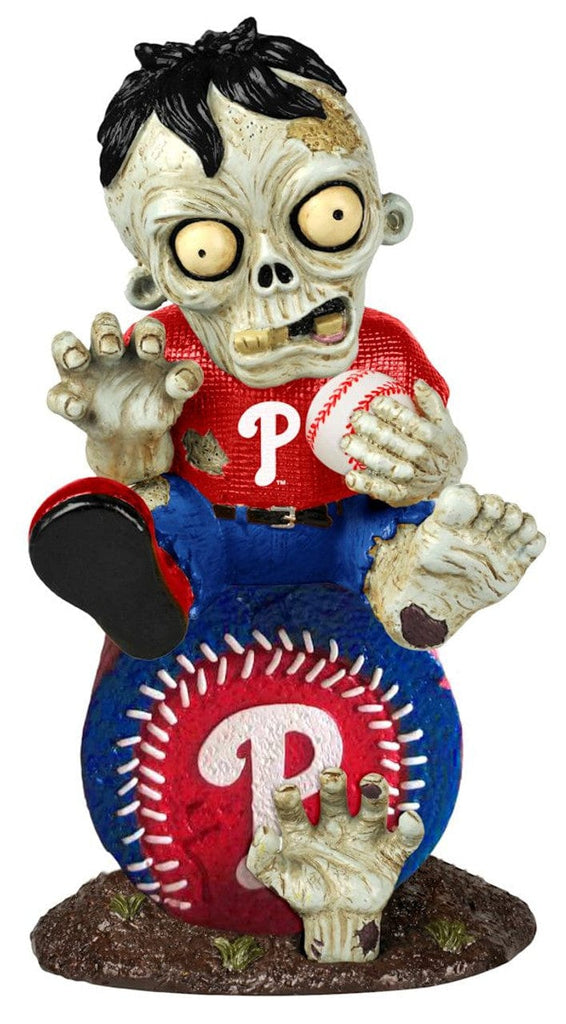 Philadelphia Phillies Philadelphia Phillies Zombie Figurine - On Logo CO 887849312804