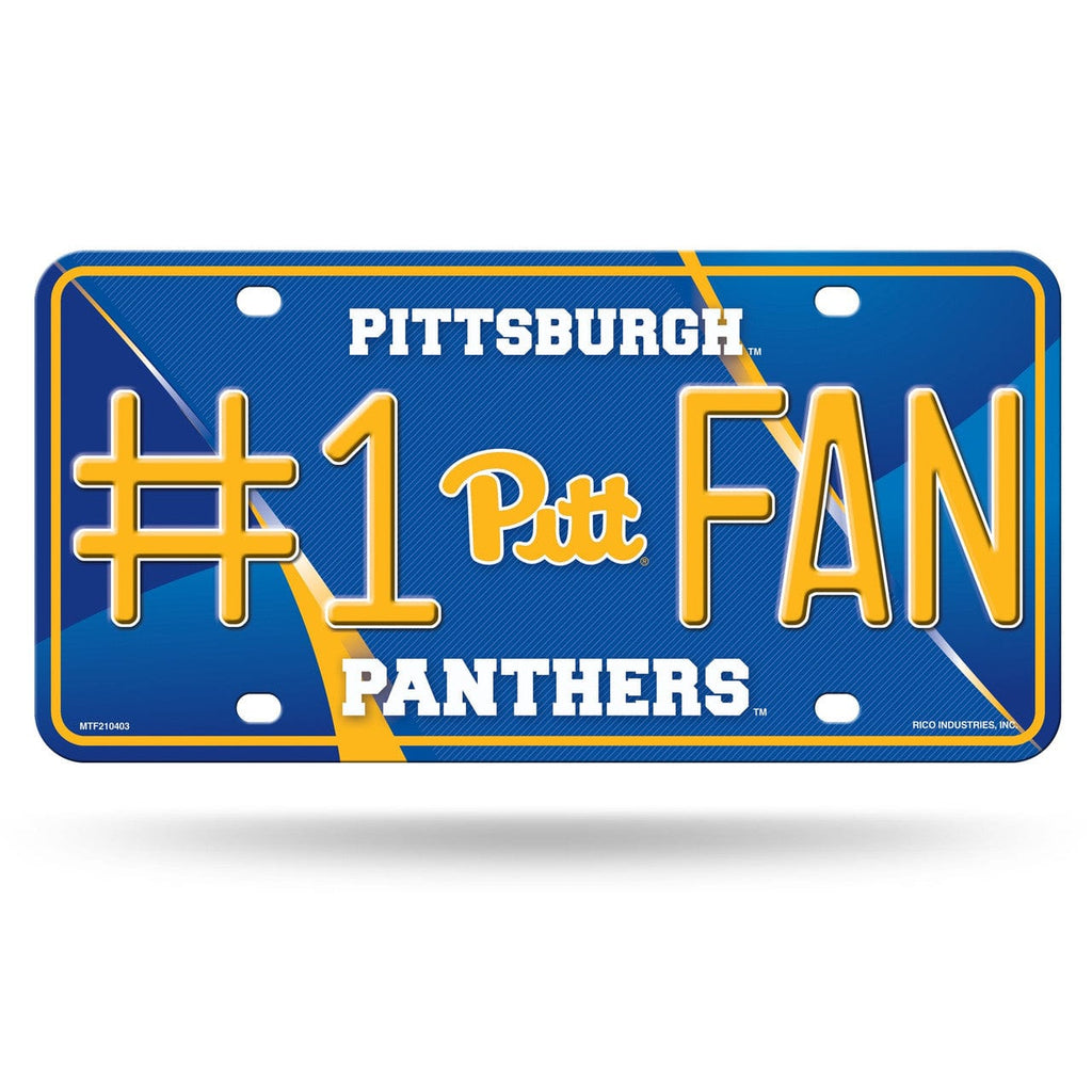 Pittsburgh Panthers Pittsburgh Panthers License Plate #1 Fan Alternate Design 767345628015
