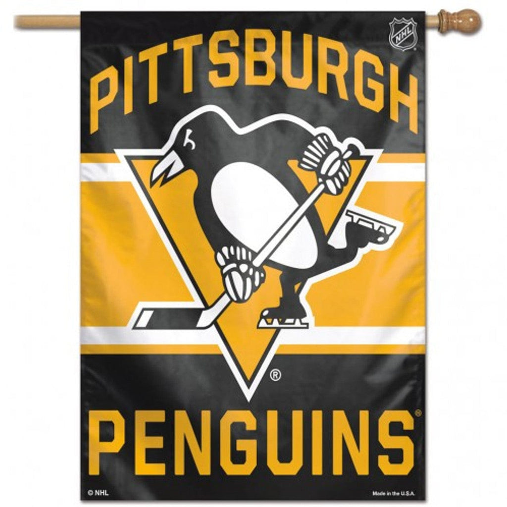 Banner 28x40 Pittsburgh Penguins Banner 28x40 Vertical - Special Order 032085015242