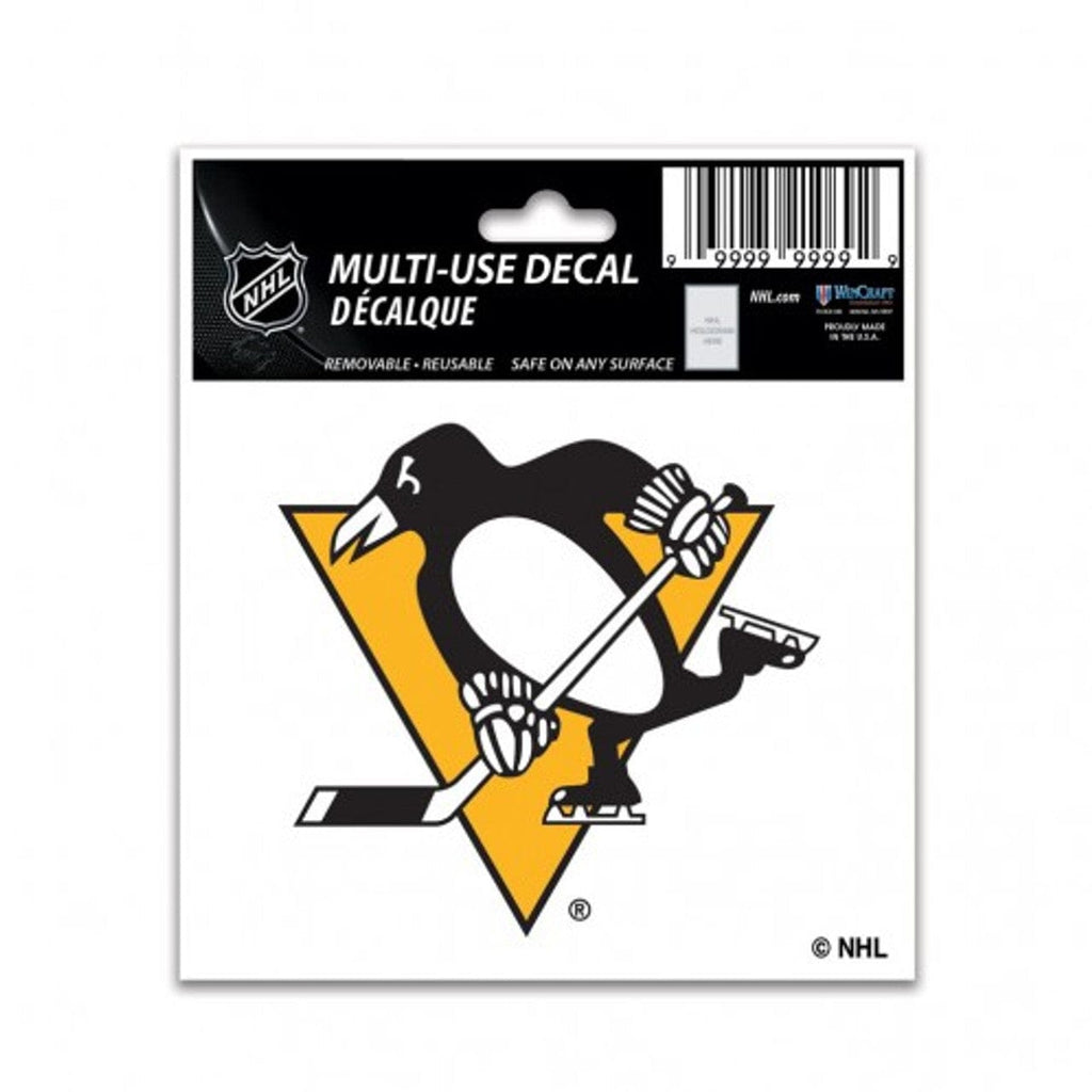 Decal 3x4 Multi Use Pittsburgh Penguins Decal 3x4 Multi Use Color 032085147561