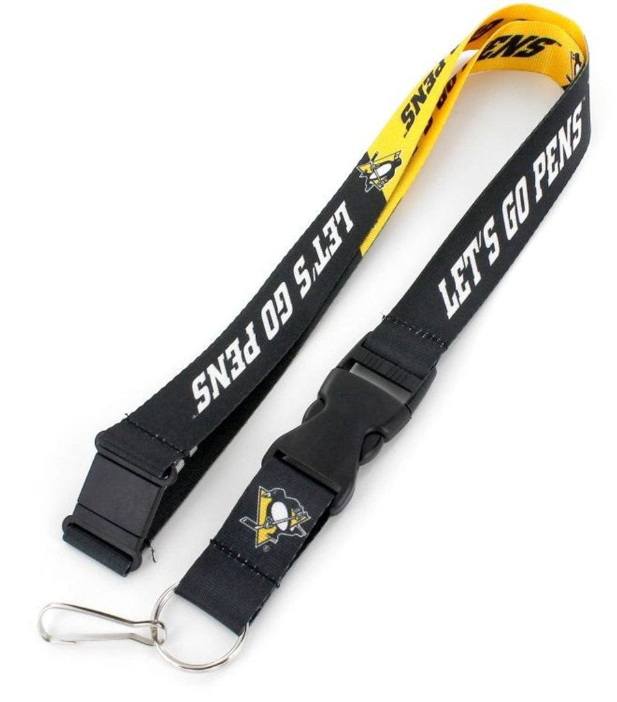 Lanyard Breakaway Pittsburgh Penguins Lanyard Breakaway Style Slogan Design - Special Order 763264734158