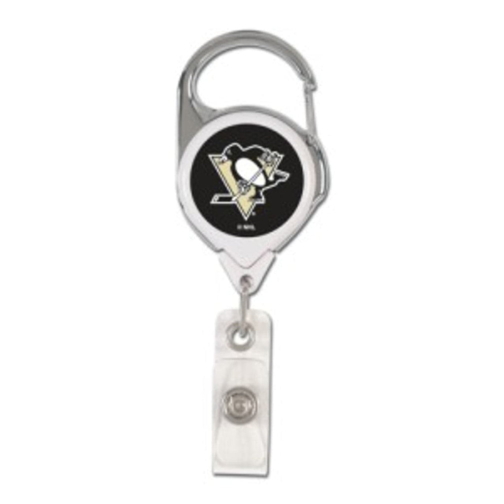 Badge Holders Pittsburgh Penguins Retractable Premium Badge Holder 032085475428