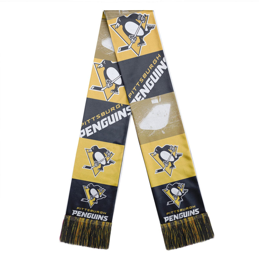 Scarf Printed Bar Style Pittsburgh Penguins Scarf Printed Bar Design 192797136632