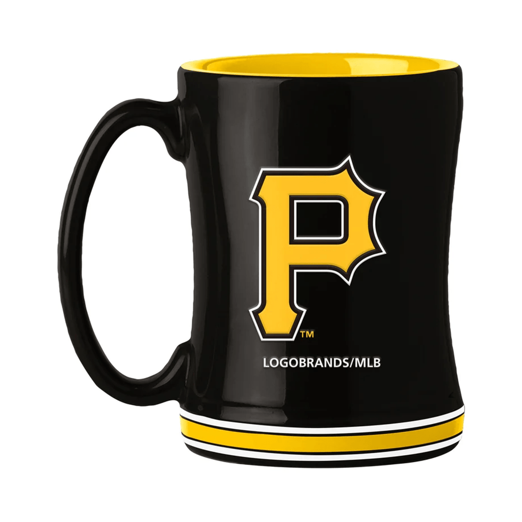 Drinkware Pittsburgh Pirates Coffee Mug 14oz Sculpted Relief Team Color 806293141853