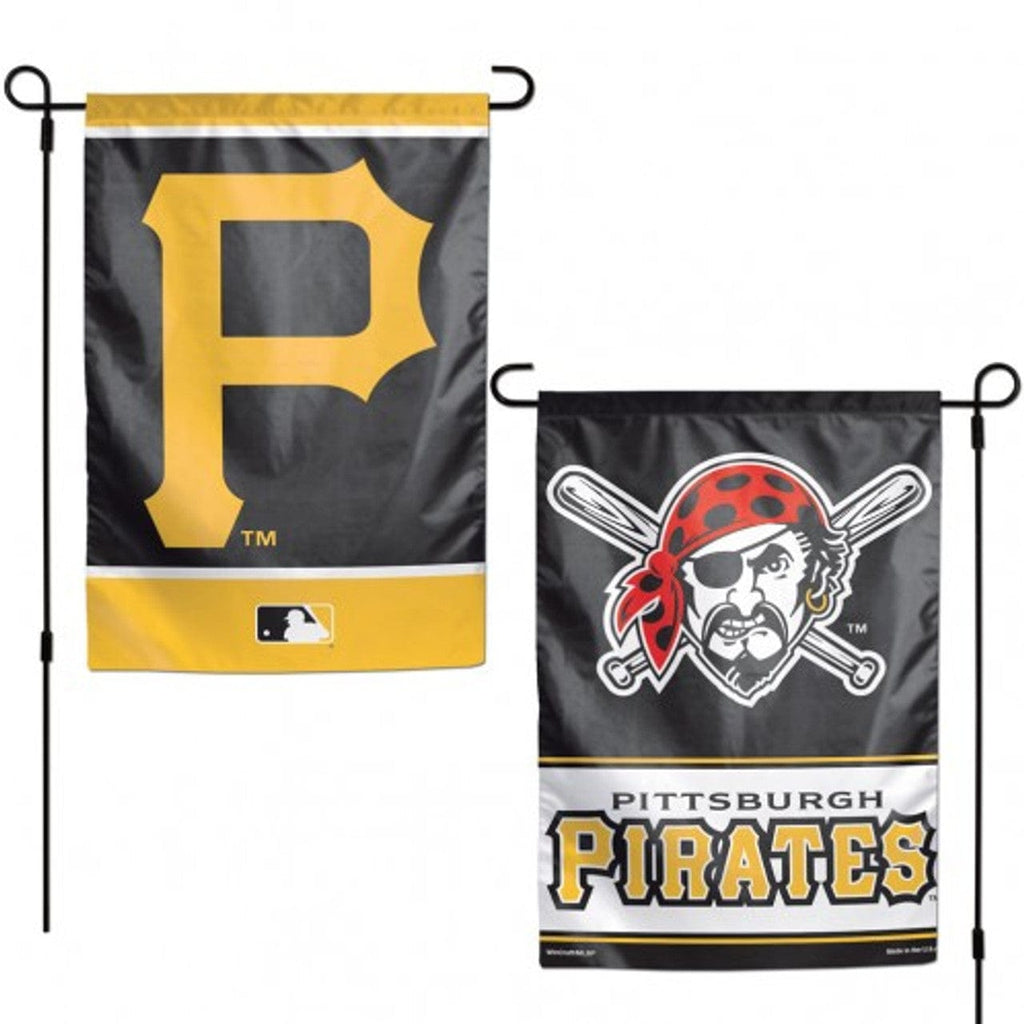 Flags 12x18 Pittsburgh Pirates Flag 12x18 Garden Style 2 Sided 032085161956