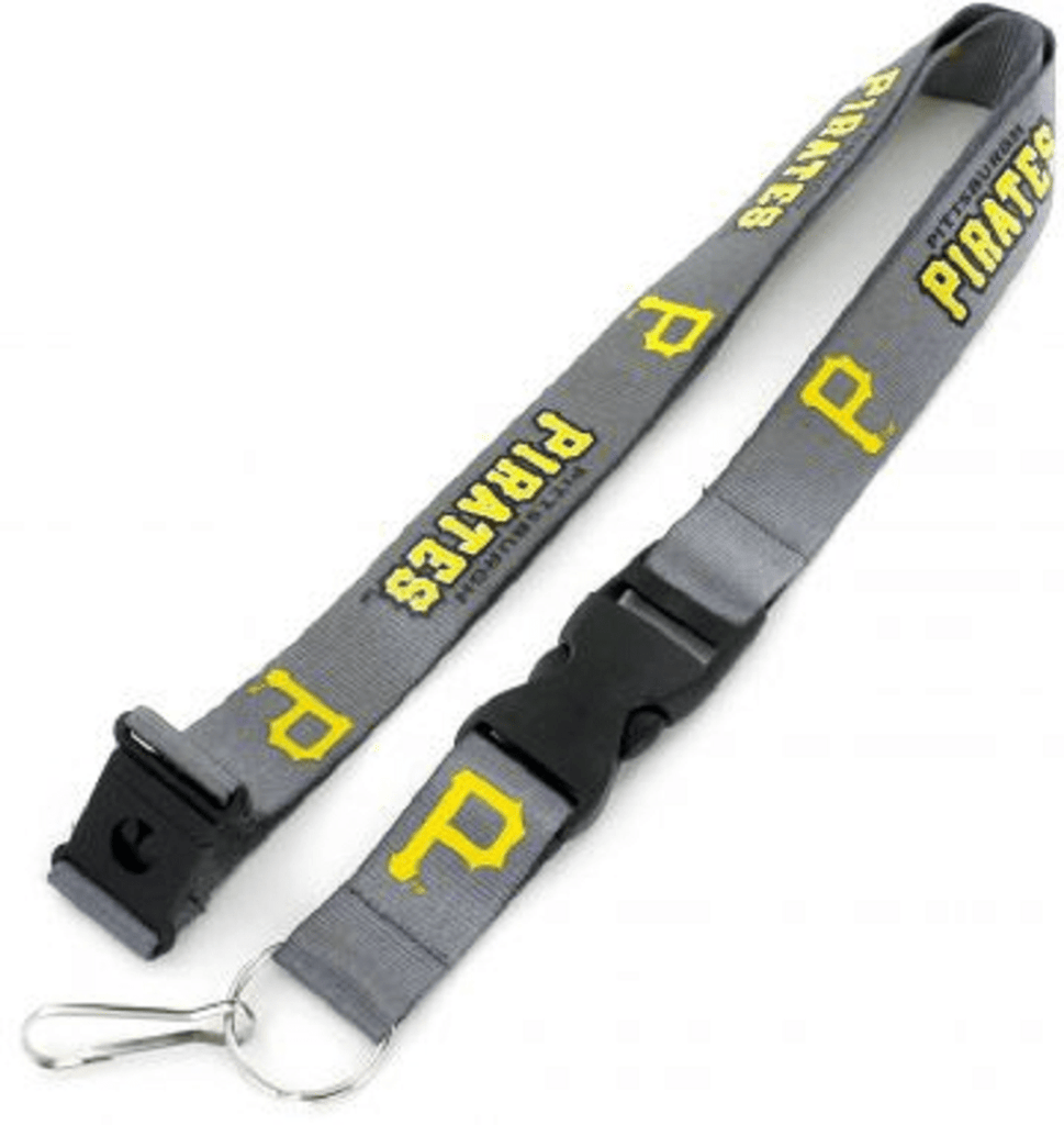 Lanyards Pittsburgh Pirates Lanyard Charcoal 763264812498