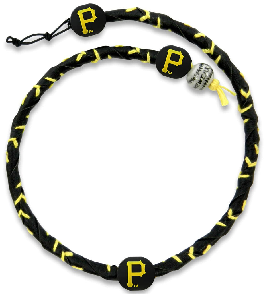 Pittsburgh Pirates Pittsburgh Pirates Necklace Frozen Rope Team Color Baseball CO 844214042148