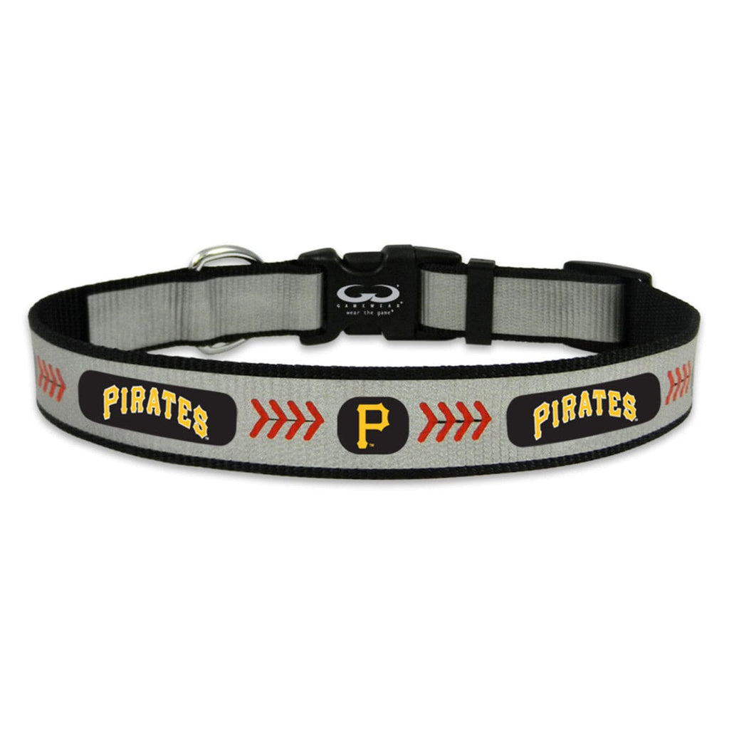 Pittsburgh Pirates Pittsburgh Pirates Pet Collar Reflective Baseball Size Large CO 844214059603
