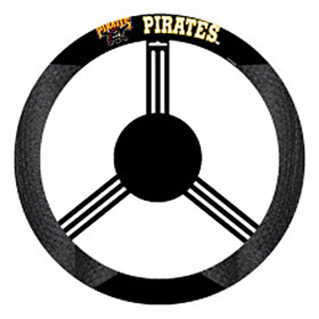Pittsburgh Pirates Pittsburgh Pirates Steering Wheel Cover Mesh Style CO 023245685238