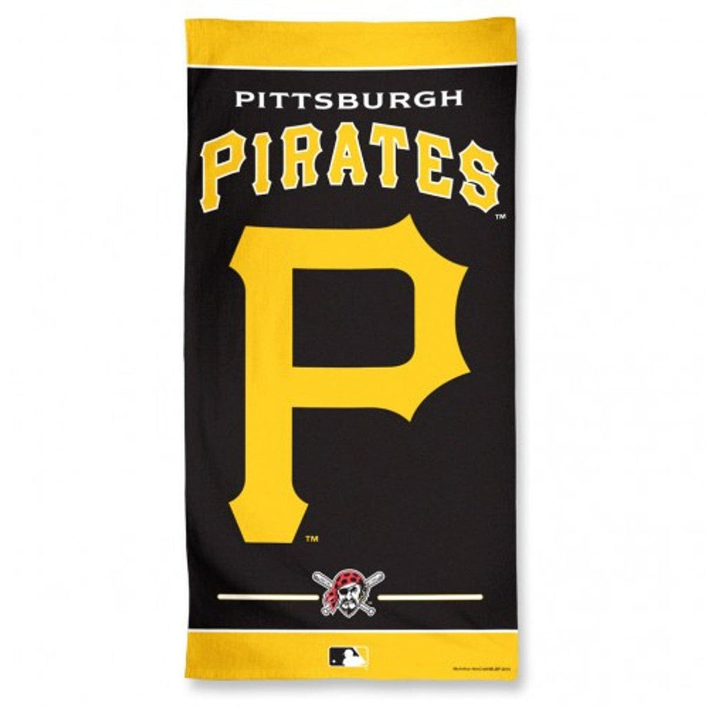 Towel Beach 30x60 Pittsburgh Pirates Towel 30x60 Beach Style 099606187871
