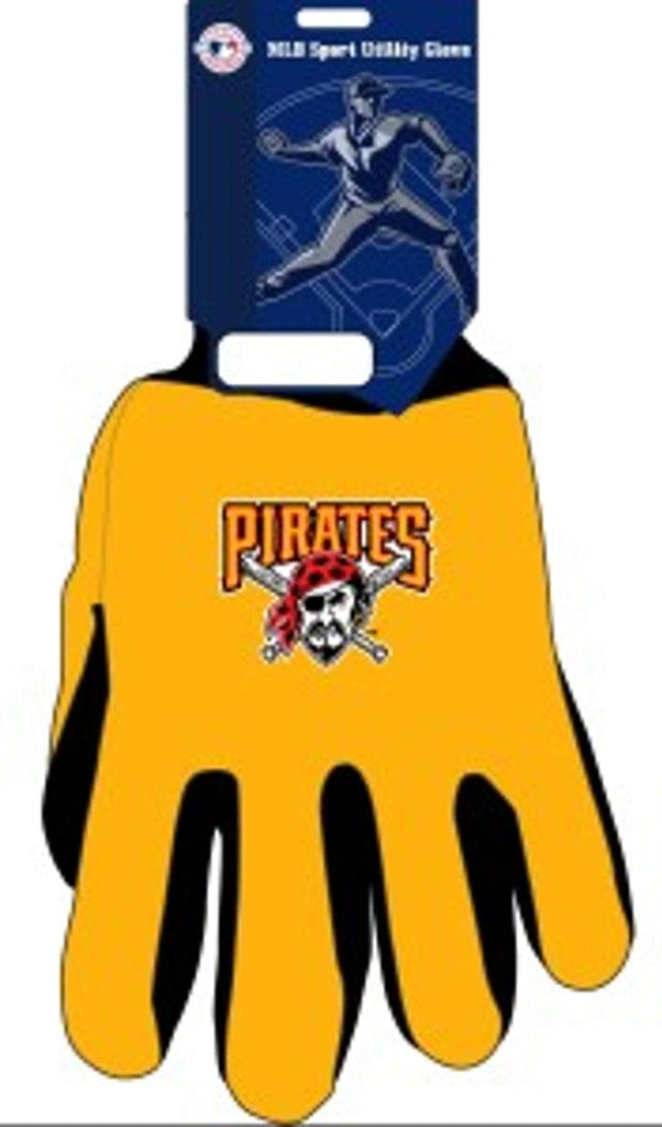 Gloves Pittsburgh Pirates Two Tone Gloves - Adult Size - Special Order 099606940797