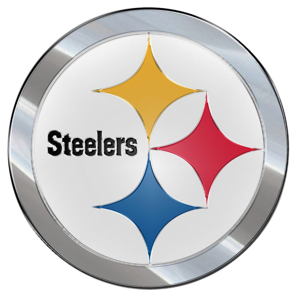 Auto Emblem Color Pittsburgh Steelers Auto Emblem - Color 681620634242