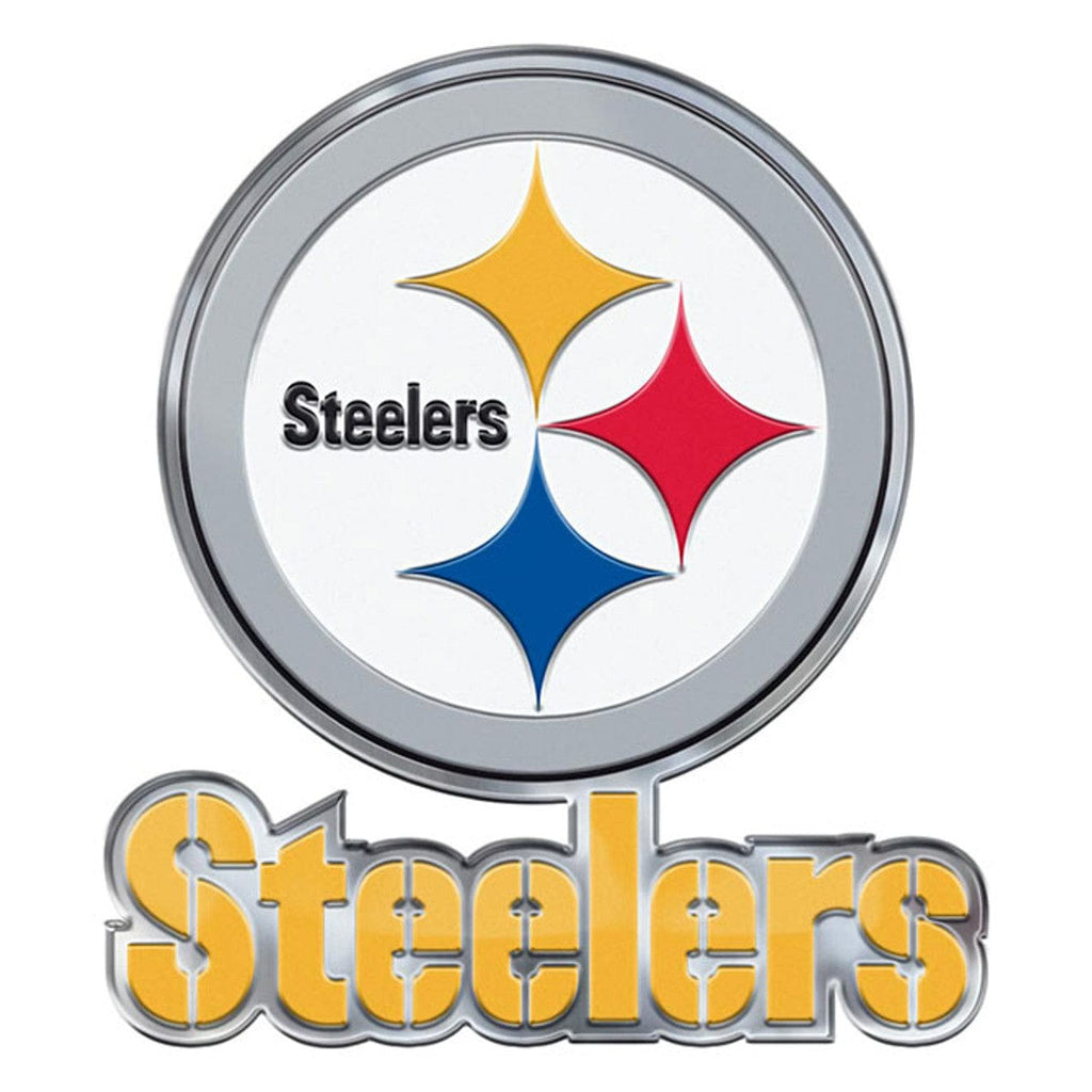 Auto Emblem Color Pittsburgh Steelers Auto Emblem Color Alternate Logo 681620266245