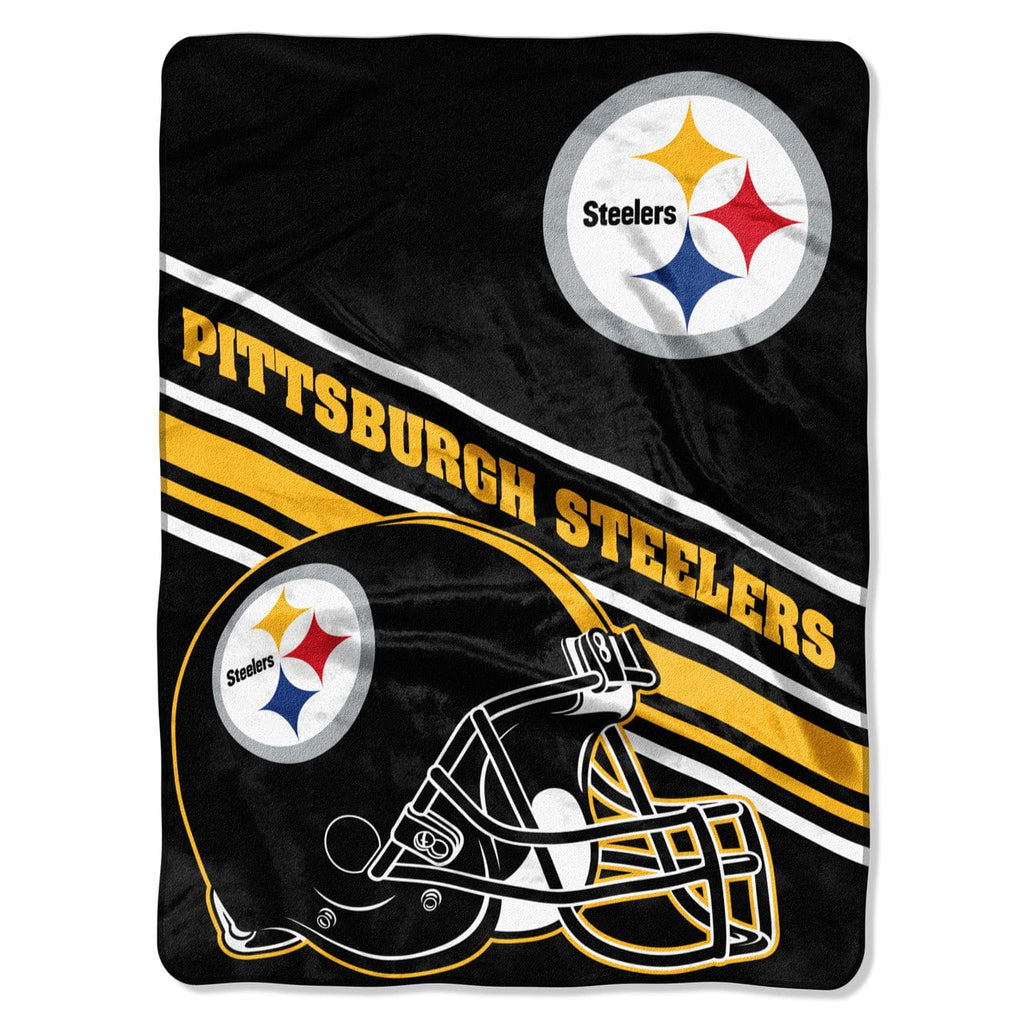 Blankets 60x80 Raschel Pittsburgh Steelers Blanket 60x80 Raschel Slant Design 190604130972