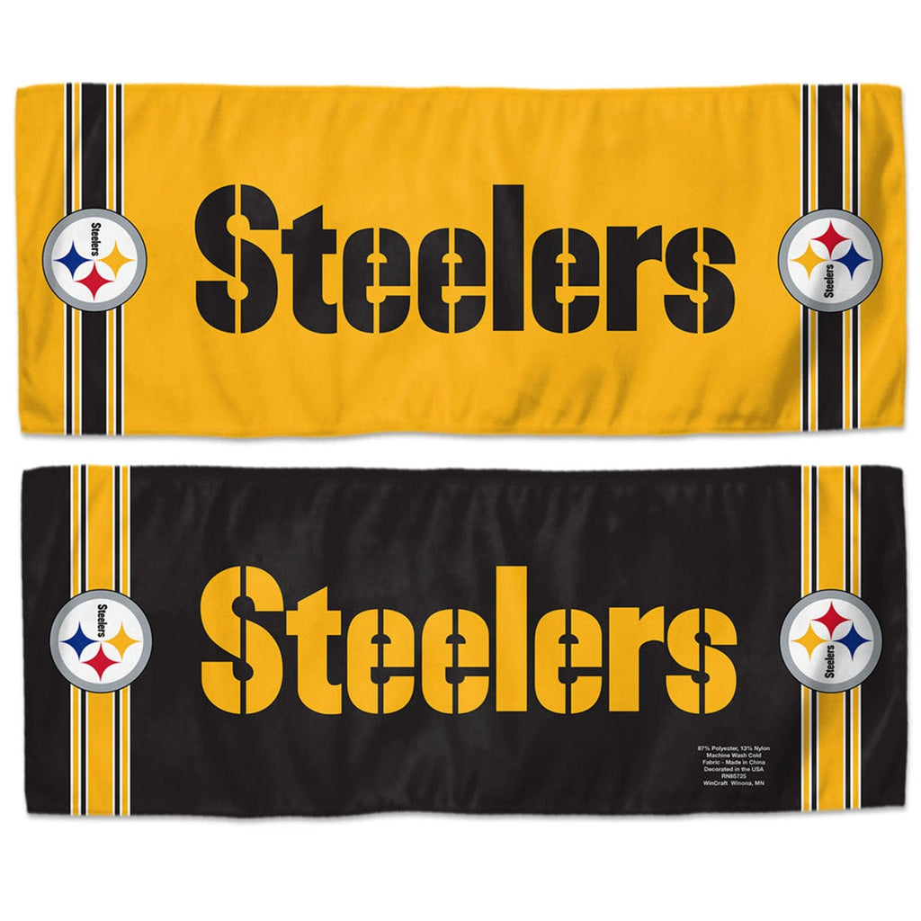 Towel Cooling Pittsburgh Steelers Cooling Towel 12x30 099606230829