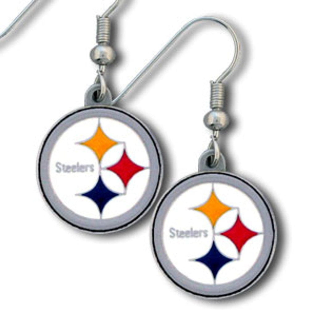 Jewelry Earrings Dangle Pittsburgh Steelers Dangle Earrings 754603091612