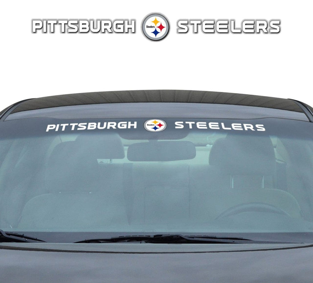 Decal 35x4 Windshield Style Pittsburgh Steelers Decal 35x4 Windshield 681620802245