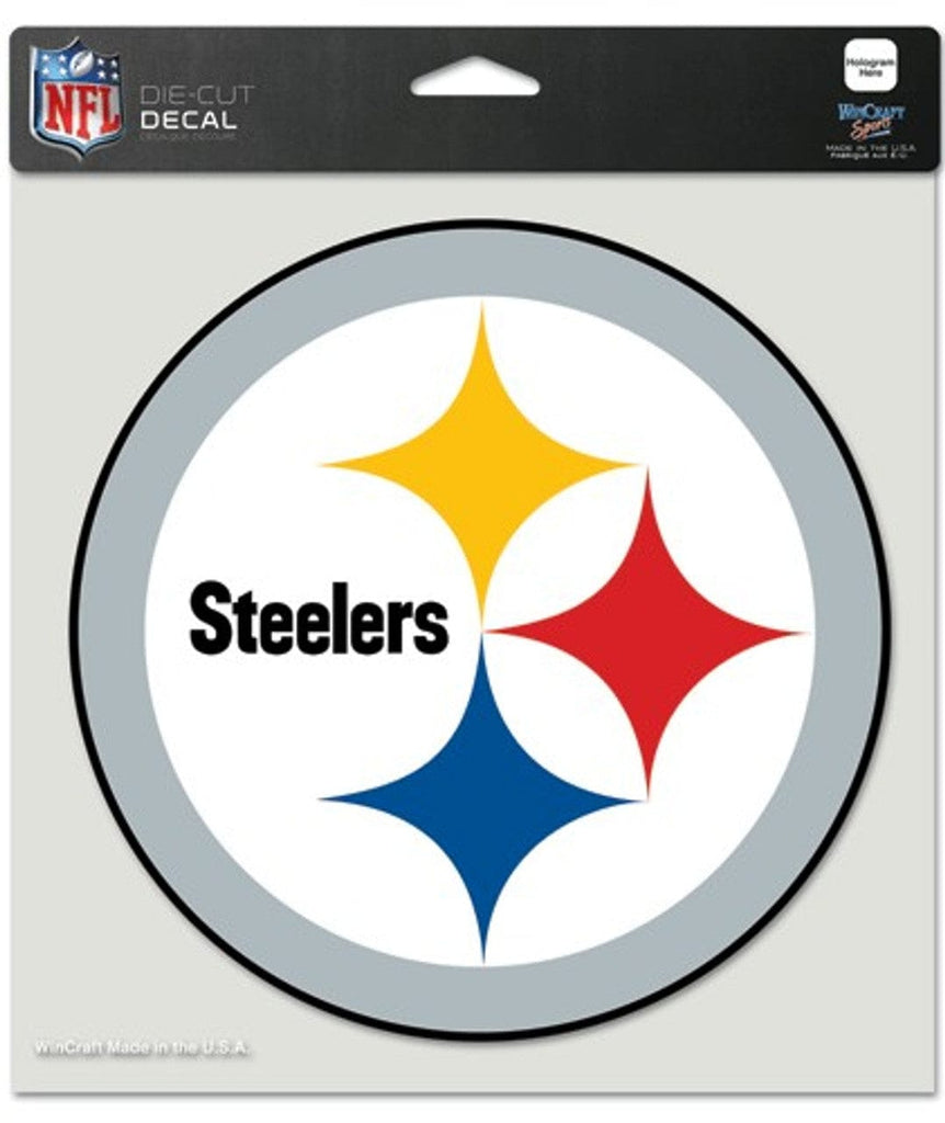 Decal 8x8 Perfect Cut Color Pittsburgh Steelers Decal 8x8 Die Cut Color 032085809421
