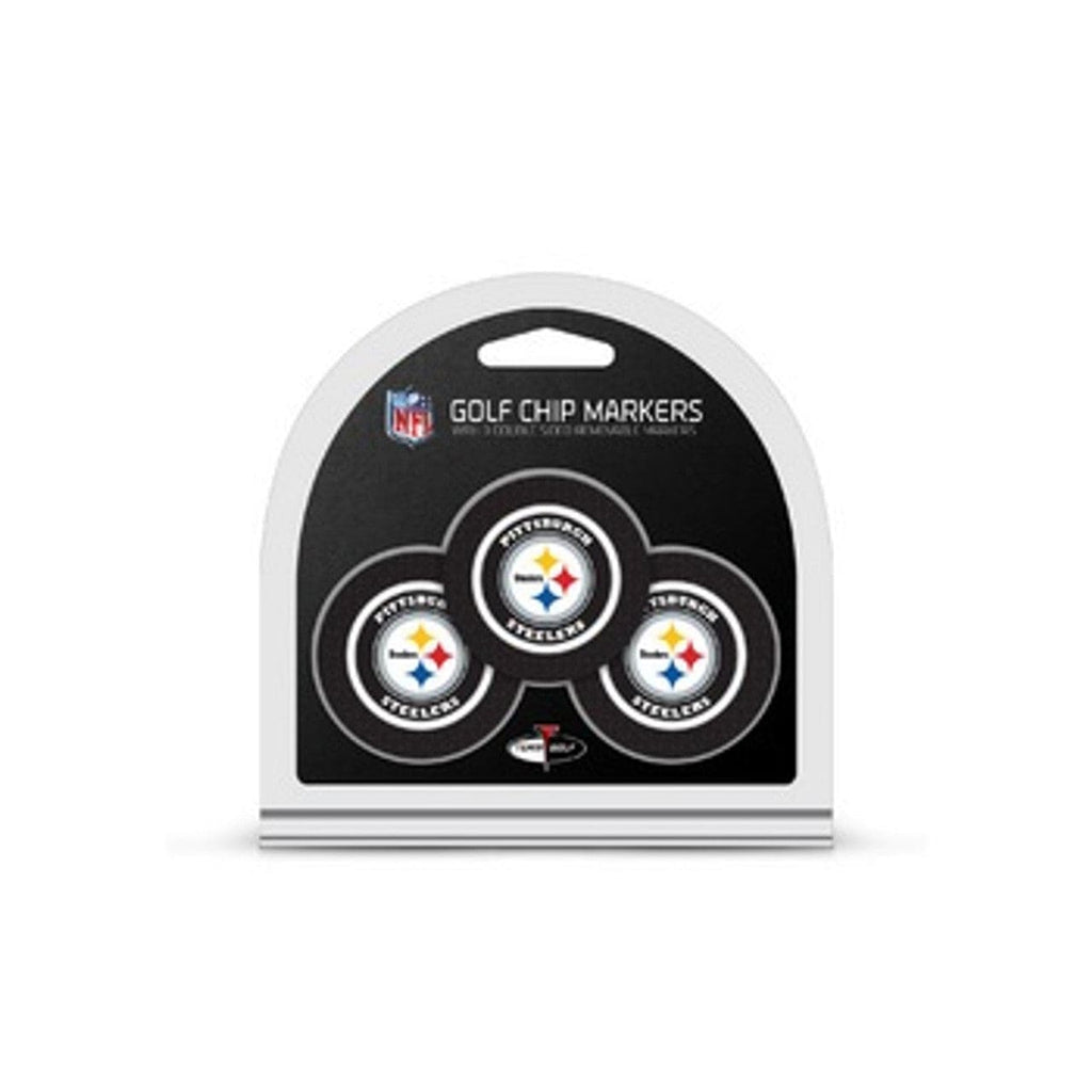 Golf Chip with Marker 3 Pack Pittsburgh Steelers Golf Chip with Marker 3 Pack 637556324887