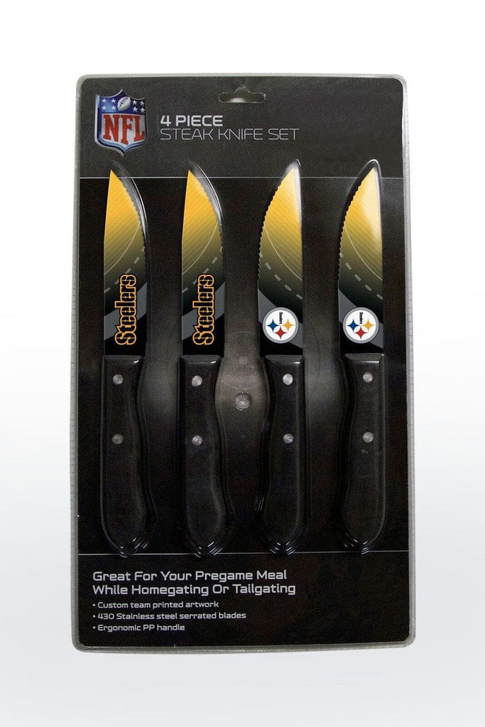 Knife Set Steak 4 Pack Pittsburgh Steelers Knife Set - Steak - 4 Pack 771831102255