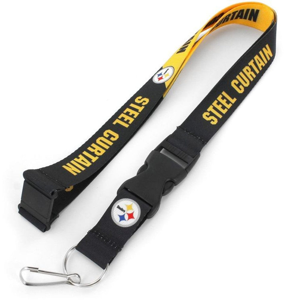 Lanyard Breakaway Pittsburgh Steelers Lanyard Breakaway Style Slogan Design 763264723763