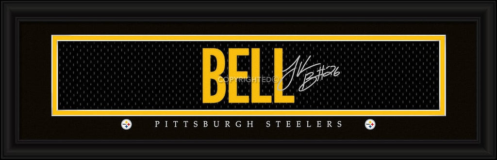 Print 8x24 Signature Style Pittsburgh Steelers Le'Veon Bell Print - Signature 8"x24" 848655048998