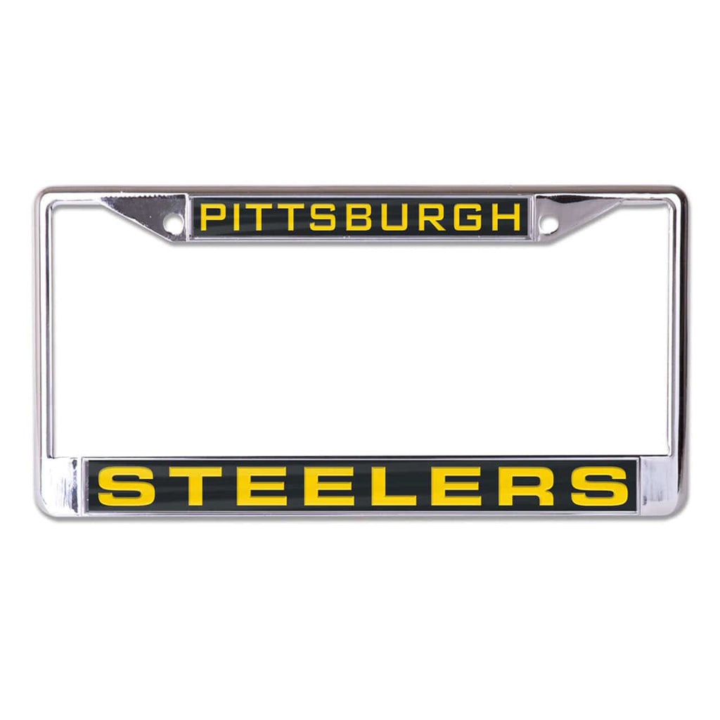 License Frame Inlaid Pittsburgh Steelers License Plate Frame - Inlaid - Special Order 032085467140