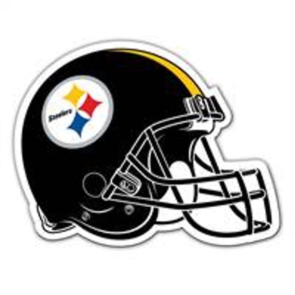 Magnet Car Style 8 Pittsburgh Steelers Magnet Car Style 8 Inch Helmet Design CO 023245988131