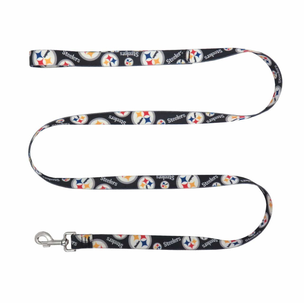 Pet Fan Gear Leash Pittsburgh Steelers Pet Leash 1x60 686699842215