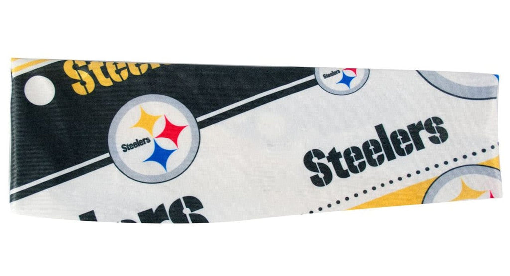 Hair Accessories Pittsburgh Steelers Stretch Patterned Headband 686699460082