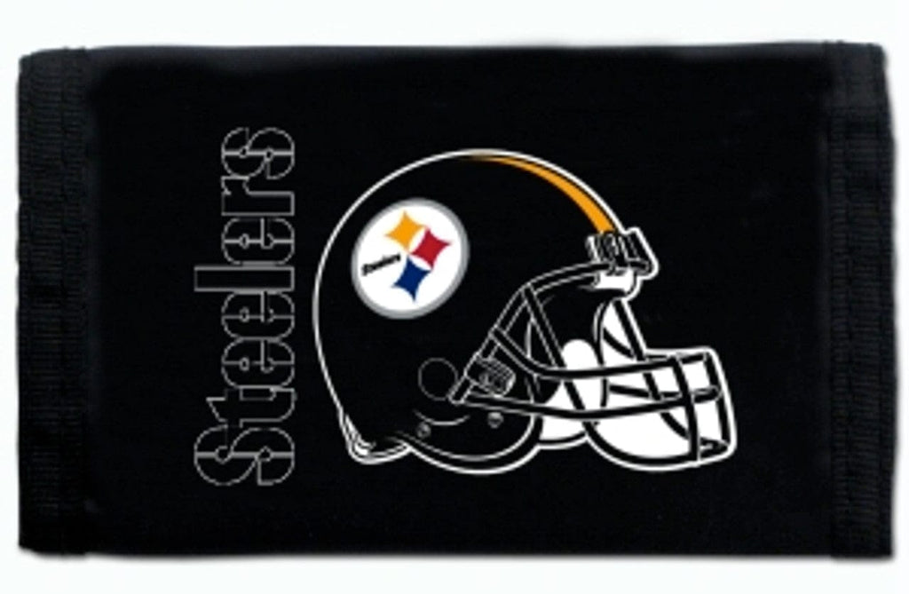 Wallet Nylon Trifold Pittsburgh Steelers Wallet Nylon Trifold 024994994237