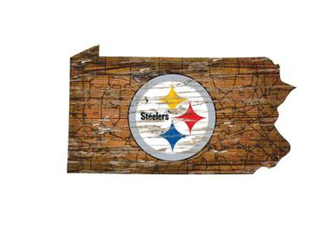 Sign 24 State Pittsburgh Steelers Wood Sign - State Wall Art - Special Order 878460058905
